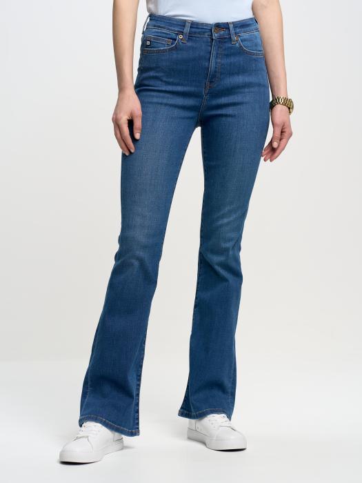 Dámske nohavice jeans CLARA FLARE 372